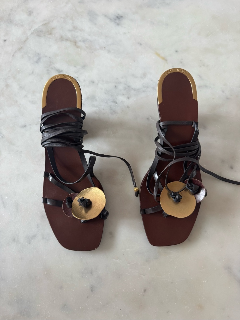 Tory Burch ankle wrap sandals